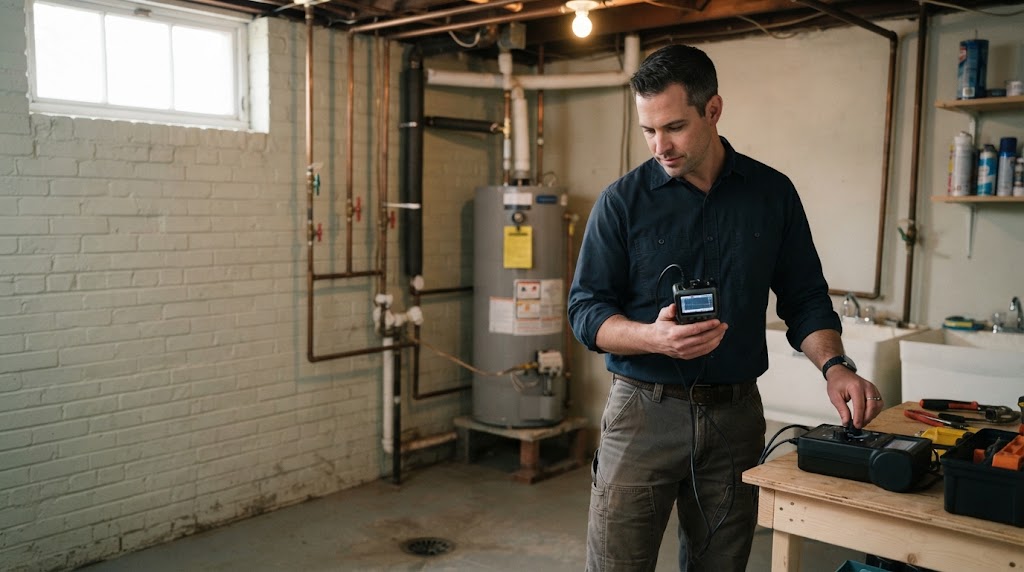 Leak detection specialist in Perth Amboy using non-invasive equipment